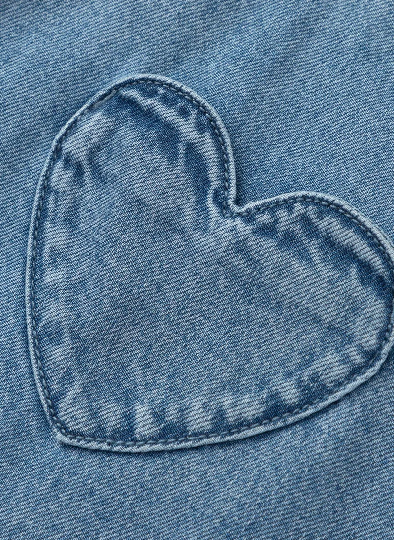 Balabala denim blue Toddler Girls Denim one-piece dress for Women | Best Price UAE